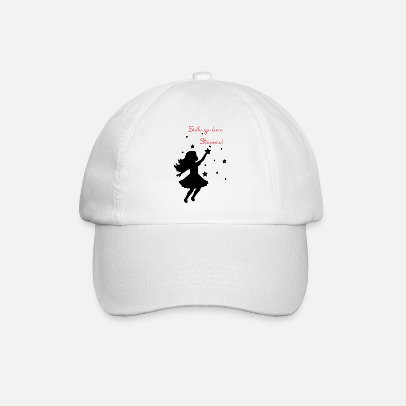 Sterntaler - Sieh zu den Sternen - Baseballkappe - Weiß/Weiß