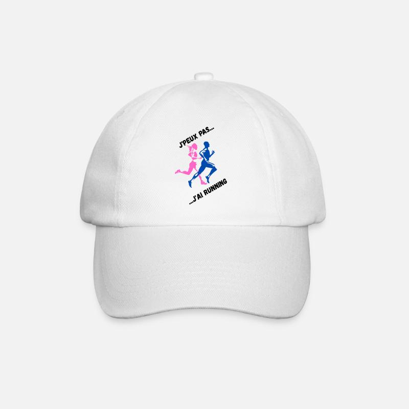 J'peux pas j'ai Running - Casquette classique - blanc/blanc