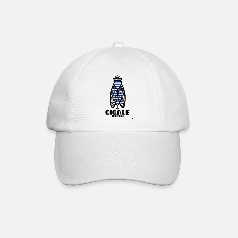 Cigale Marine Mousse - Casquette classique - blanc/blanc