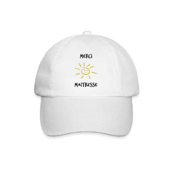 MISTRESS. THANK YOU. THANK YOU MISTRESS - Baseball Cap - white/white - Front