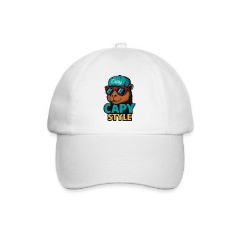 Capy Style Cap Graphic - Baseball Cap - white/white - Front