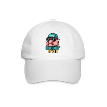 T-shirt de dessins animés Blobby style - Casquette classique - blanc/blanc - Devant