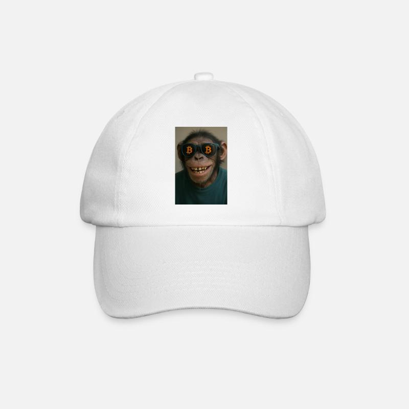 Bitcoin rencontre Monkey Joe - Casquette classique - blanc/blanc