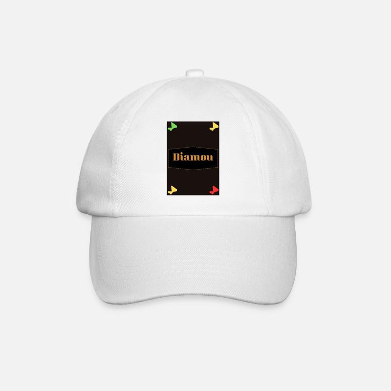 Diamou - Casquette classique - blanc/blanc