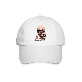 No Control - Baseball Cap - white/white - Front