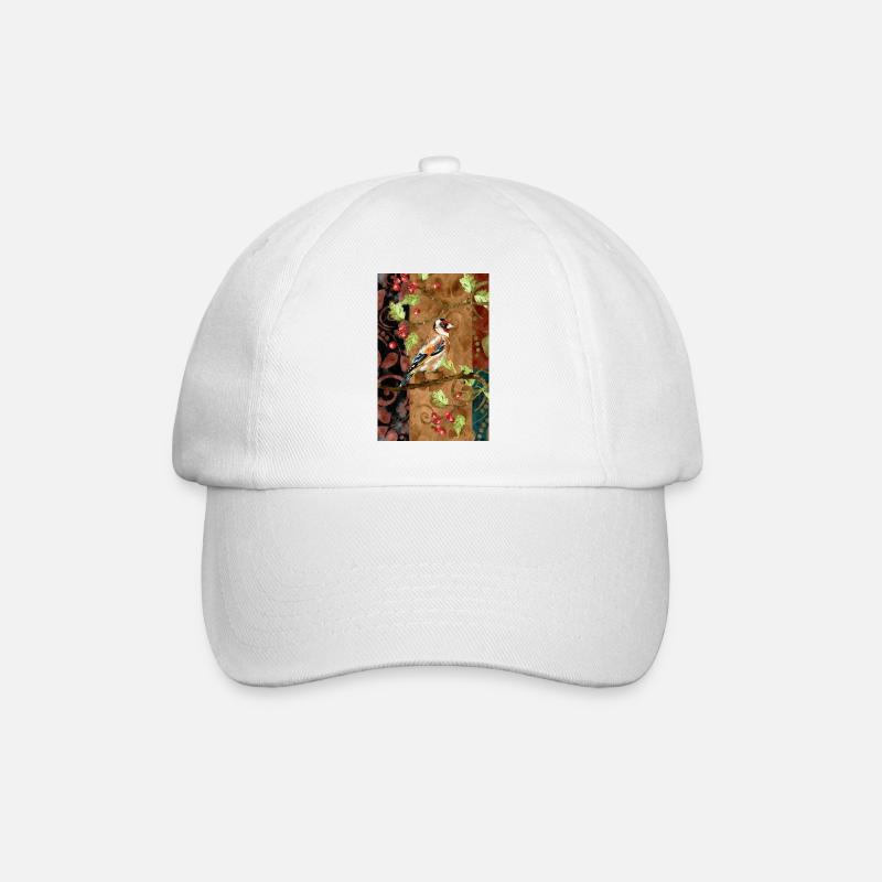 Oiseau coloré - Casquette classique - blanc/blanc