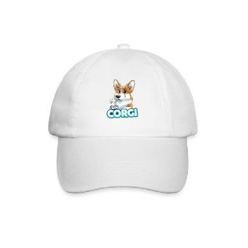 TEAM Corgi - fawn - Baseball Cap - white/white - Front