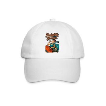 Rockabilly Forever Cherries Wife 50s Gift - Baseball Cap - white/white - Front