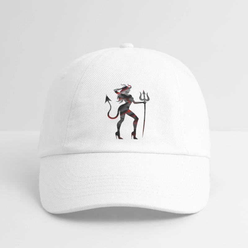 Fearless Demon Hunter Silhouette Design Baseball Cap