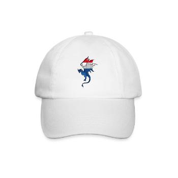 Flag of the Netherlands - Netherlands - Silhouette of - Baseball Cap - white/white - Front