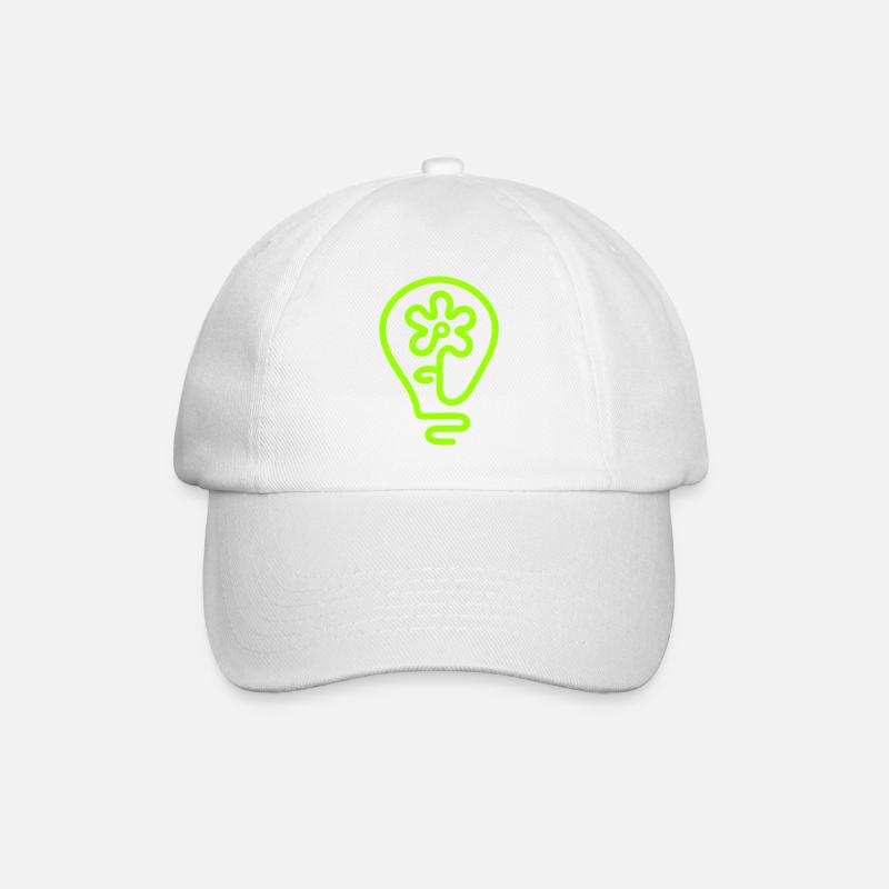 Flower Power - Baseball Cap - white/white