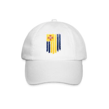 Drapeau portugais avec motif en croix - Casquette classique - blanc/blanc - Devant