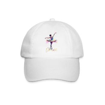 Tänzer - Baseballkappe - Weiß/Weiß - Vorne