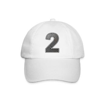 Two Metal Texture Scratch Art - Baseball Cap - white/white - Front
