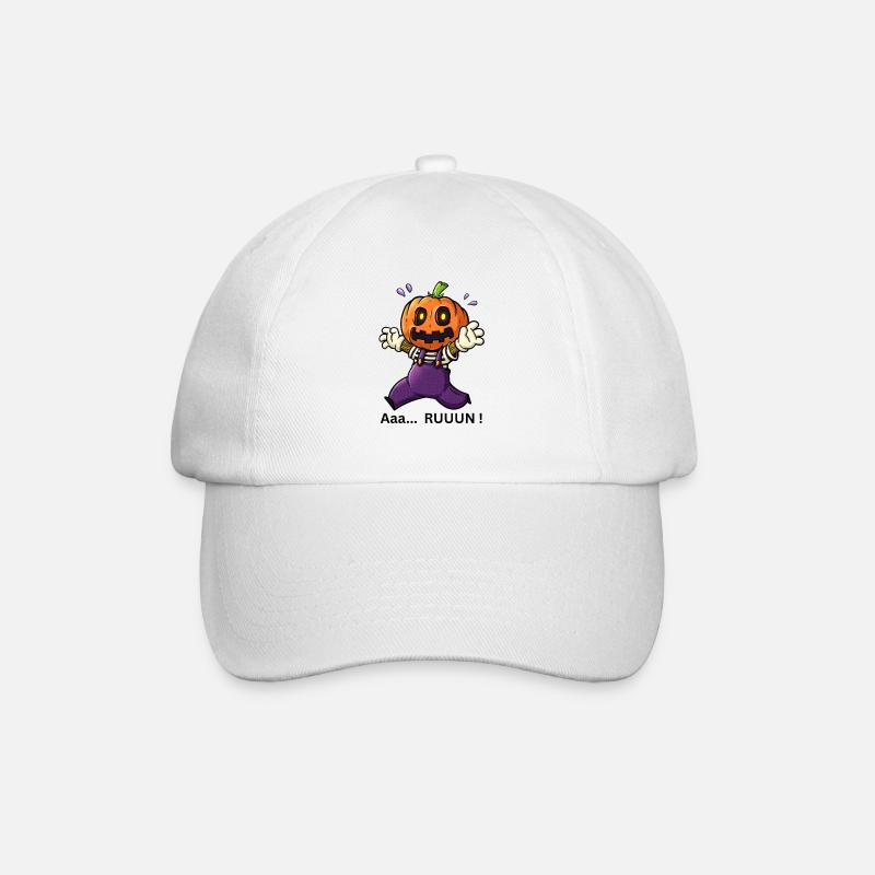 Aaa RUUUN! - Baseball Cap - white/white