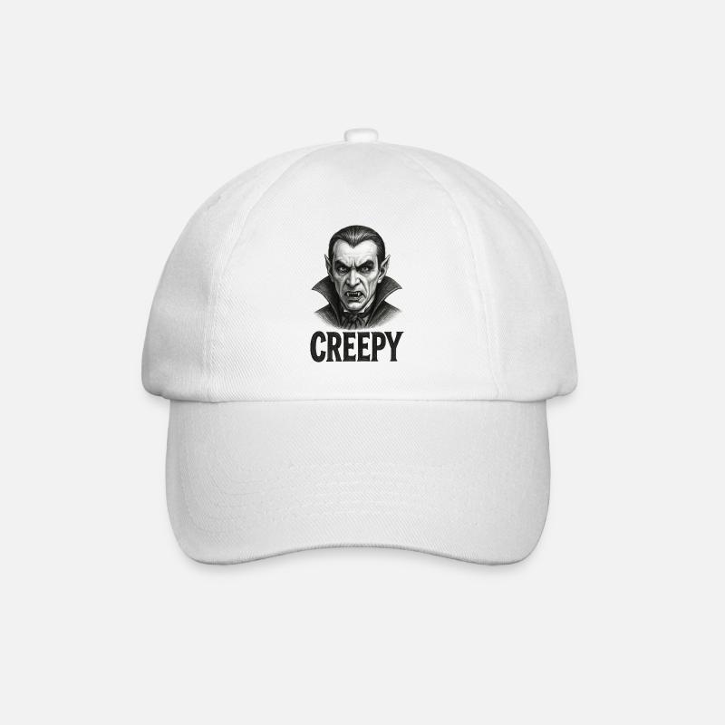 Vampire terrifiant - Halloween - Casquette classique - blanc/blanc