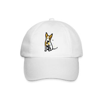 Dog Street Art - Baseball Cap - white/white - Front