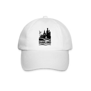 Silhouette de la Sarre - Casquette classique - blanc/blanc - Devant