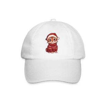 Noël du tigre - Casquette classique - blanc/blanc - Devant