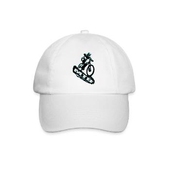 MTB bike - Baseballkappe - Weiß/Weiß - Vorne