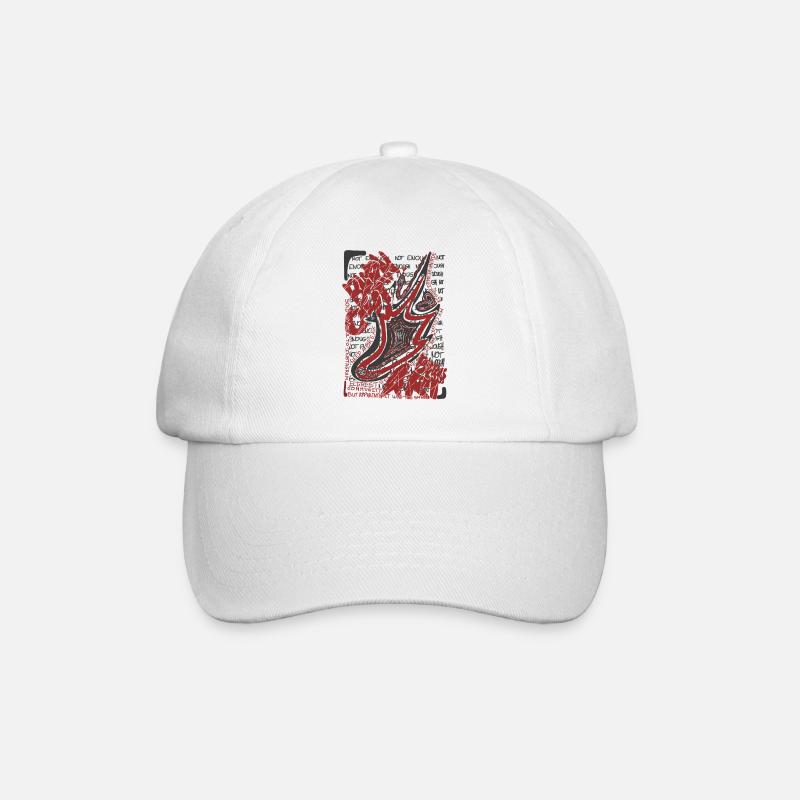 BURNOUT BURNS ART - Casquette classique - blanc/blanc