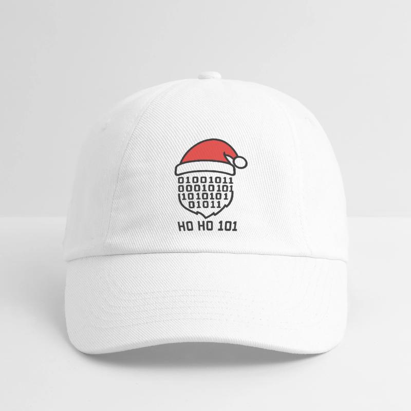 Christmas Code with Santa Hat Baseball Cap