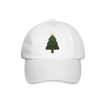 Christmas Tree - Baseball Cap - white/white - Front