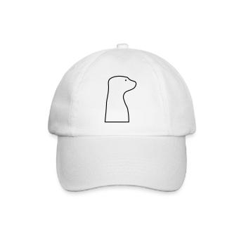 Meerkat - Baseball Cap - white/white - Front