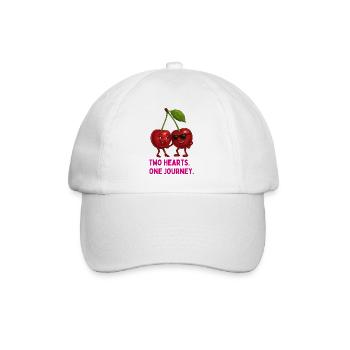 Two Hearts One Journey - Baseball Cap - white/white - Front