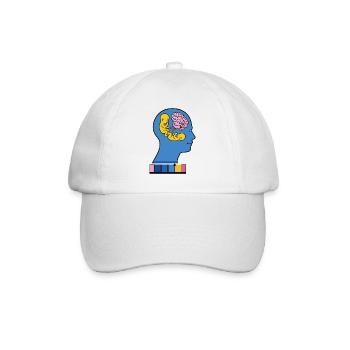 TWIN IN MY MIND - nice people - Baseball Cap - white/white - Front