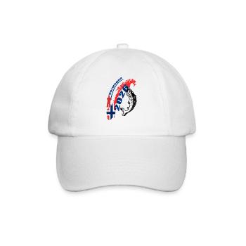 Norwegen_2026 - Casquette classique - blanc/blanc - Devant