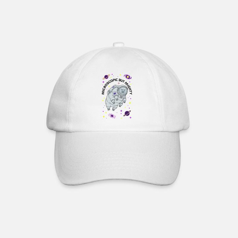 Microscopic But Mighty 8th Birthday Tardigrade - Baseball Cap - white/white