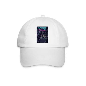 Gamer Reality - Baseball Cap - white/white - Front