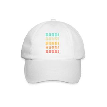 Name Bobbi - Baseball Cap - white/white - Front