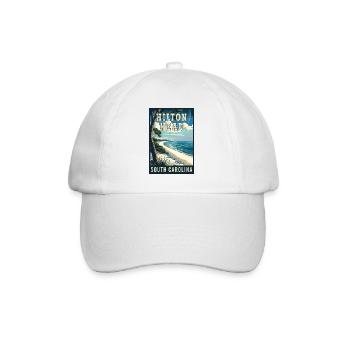 Discover the Charm of Hilton Head in South Carolin - Baseball Cap - white/white - Front