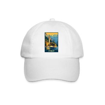 Explore Beauty of Lake Garda in Italy - Baseball Cap - white/white - Front