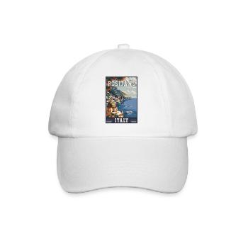 Experience Positano Italian Mediterranean Paradise - Baseball Cap - white/white - Front