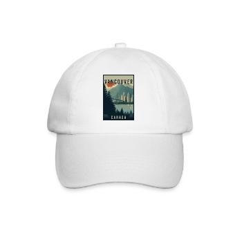 Discover Pacific Northwest City Vancouver Canada - Baseball Cap - white/white - Front