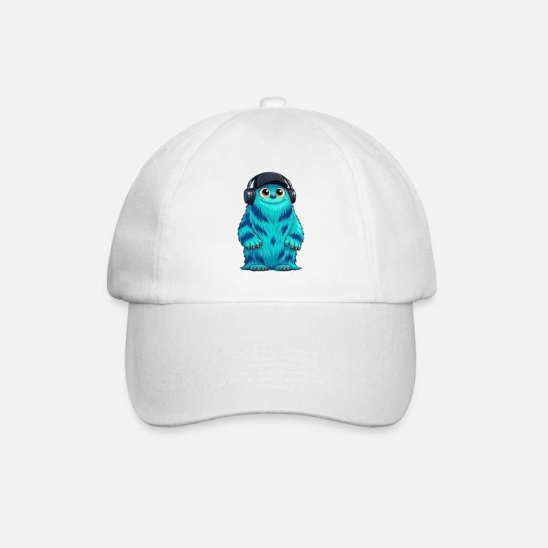 Monster Fluffonster® - DJ Fluffo - Casquette classique - blanc/blanc