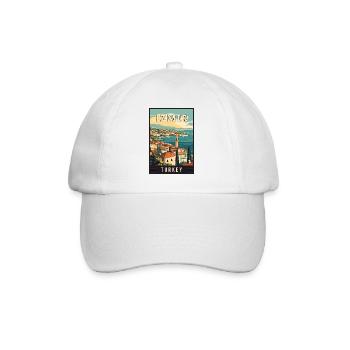 Découvrez la beauté d’Izmir en Turquie - Casquette classique - blanc/blanc - Devant