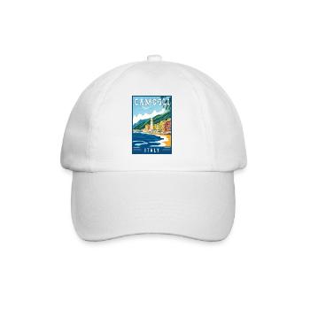 Discover Charming Camogli in Italy - Baseball Cap - white/white - Front