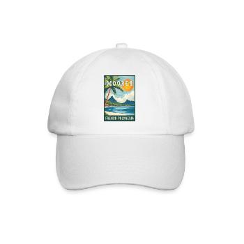 Explorez les Moorea tropicaux en Polynésie française - Casquette classique - blanc/blanc - Devant