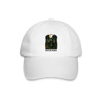 Forest Witch Moon Spell - Baseball Cap - white/white - Front