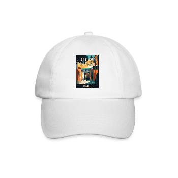 Explore Charming Aix-en-Provence in France - Baseball Cap - white/white - Front