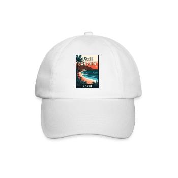 Découvrez les îles Canaries et Gran Canaria en Espagne - Casquette classique - blanc/blanc - Devant