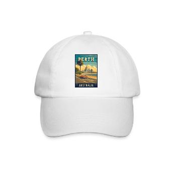 Experience City by the Swan River Perth Australia - Baseball Cap - white/white - Front