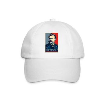 Nietzsche Pop Art Portrait - Baseball Cap - white/white - Front