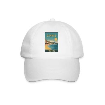 Experience French Riviera and Cannes in France - Baseball Cap - white/white - Front
