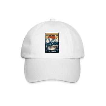 Explorez le paysage de Breckenridge dans le Colorado - Casquette classique - blanc/blanc - Devant
