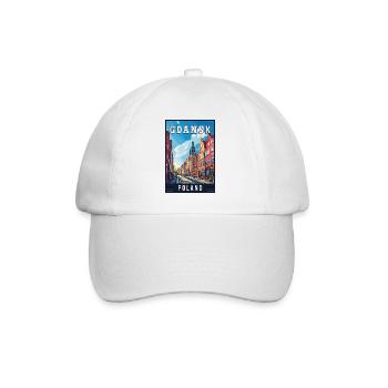 Explore Stunning Gdansk City in Poland - Baseball Cap - white/white - Front